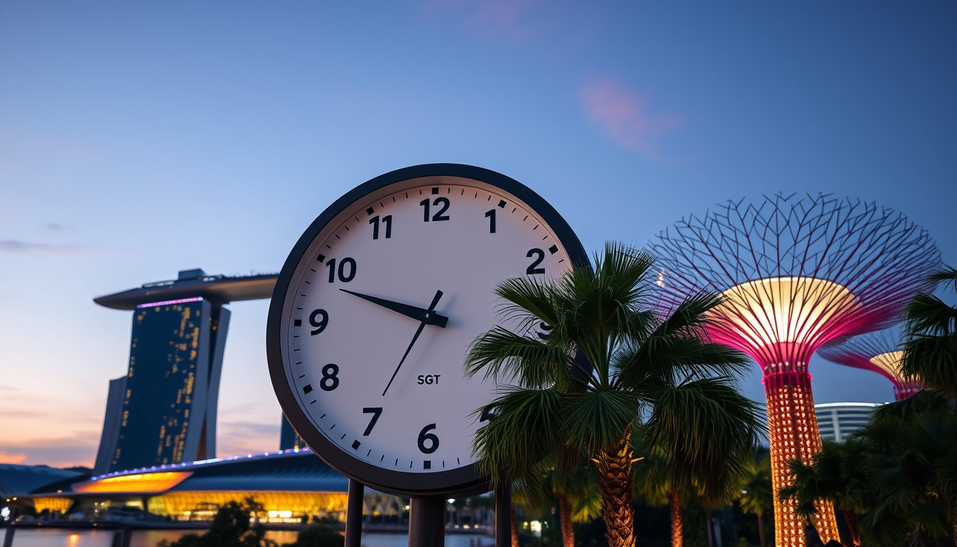 Current Time in Singapore Now | SGT Clock & Time Zone - Singapore Signal